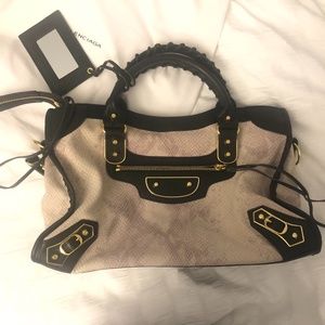 BALENCIAGA calfskin classic city bag